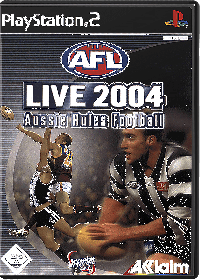 AFL Live 2004: Aussie Rules Football PAL Playstation 2 PAL box art